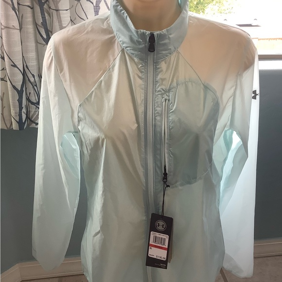 🩵 NEW🩵Under Armour Run 🏃‍♀️ Impasse Windbreaker Jacket - Picture 6 of 15